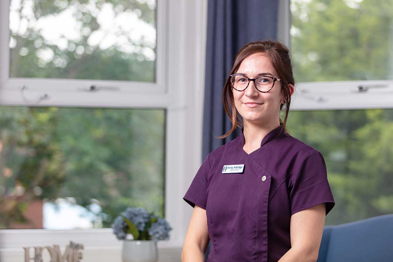 Emily, Head of Care at Lulworth House
