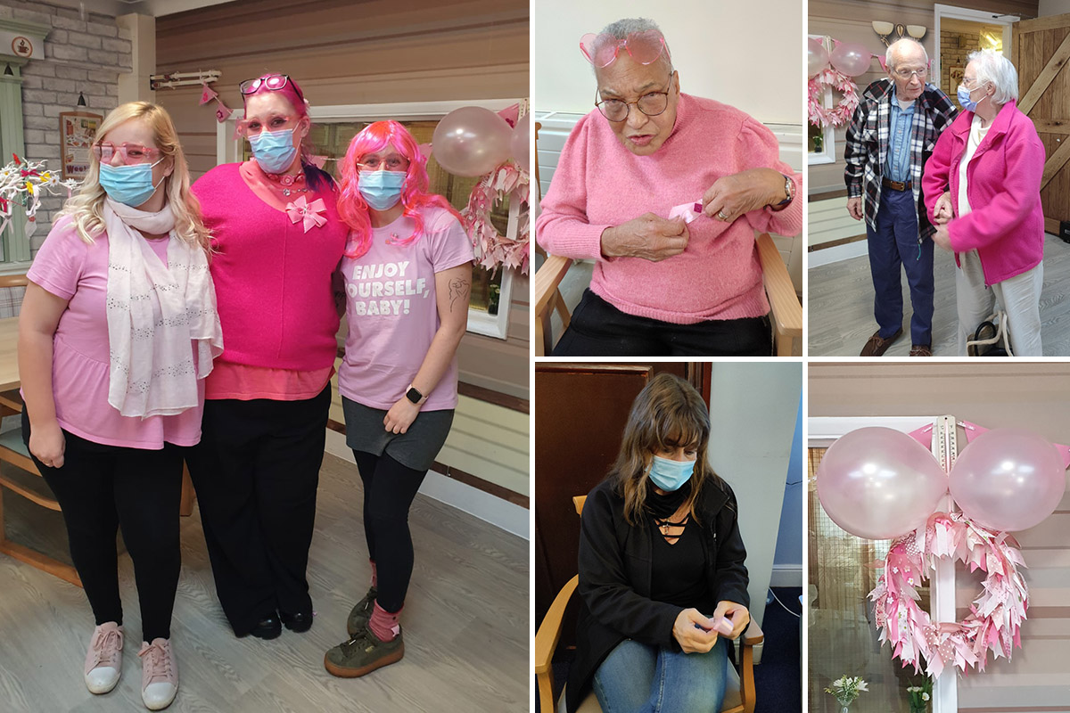 Lulworth House Residential Care Home host Wear It Pink Day