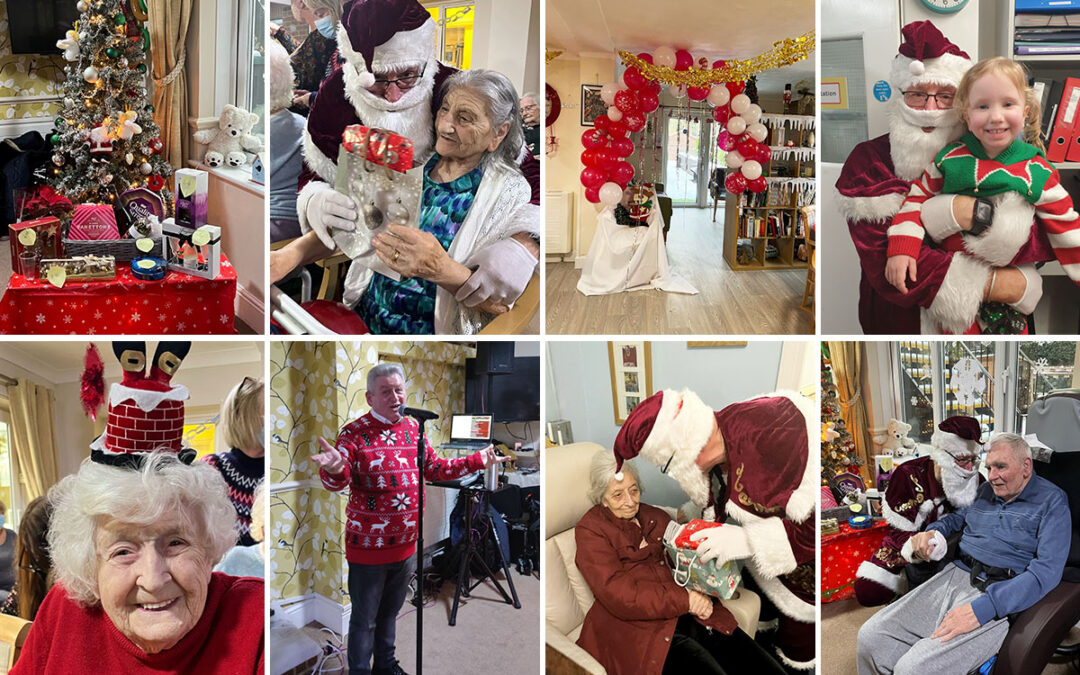 Christmas party and Baking Club treats at Lulworth House Residential Care Home