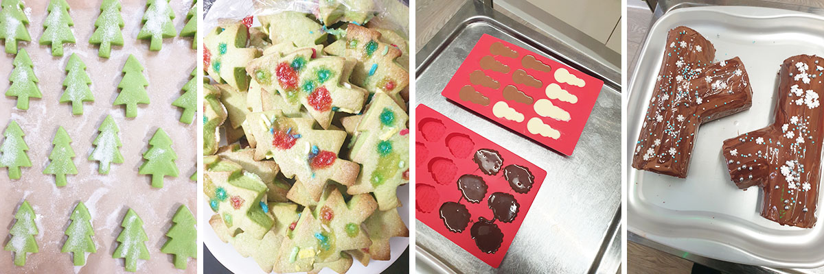 Baking Club festive treats at Lulworth House Residential Care Home
