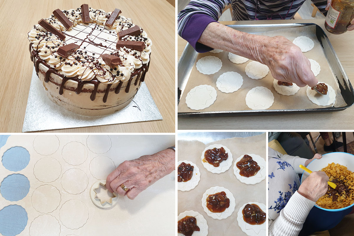 Baking Club treats at Lulworth House Residential Care Home