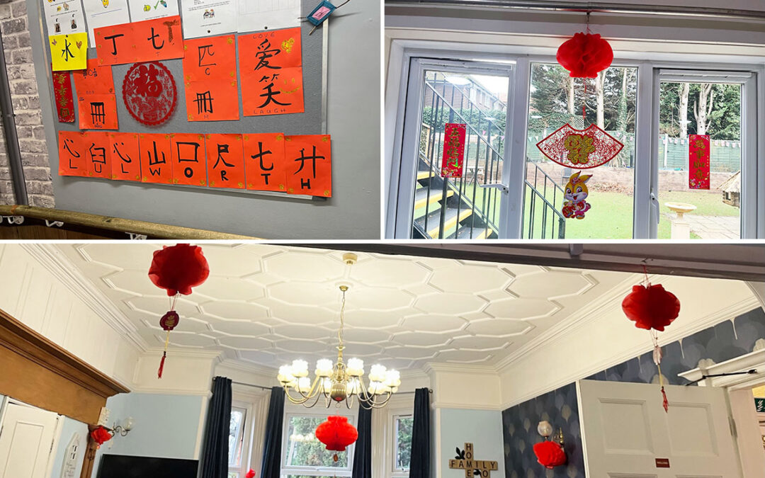 Lulworth House Residential Care Home residents celebrate Chinese New Year