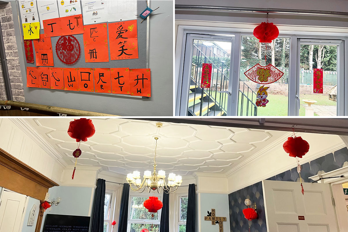 Lulworth House Residential Care Home residents celebrate Chinese New Year