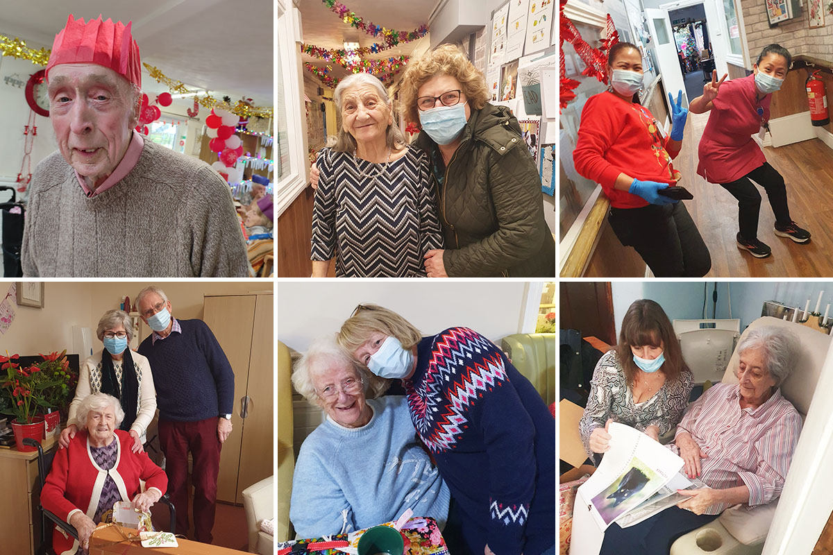Christmas celebrations at Lulworth House Residential Care Home