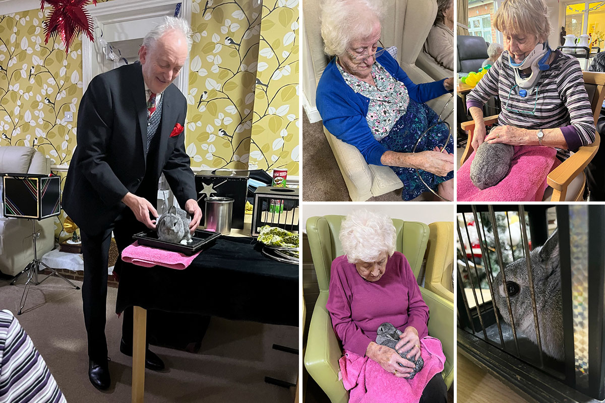 Magic Mike visits Lulworth House Residential Care Home