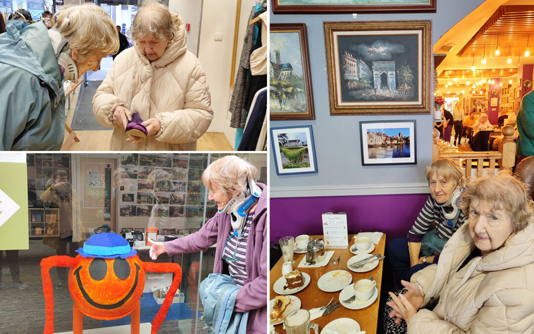 Lulworth House Residential Care Home residents enjoy town centre outing