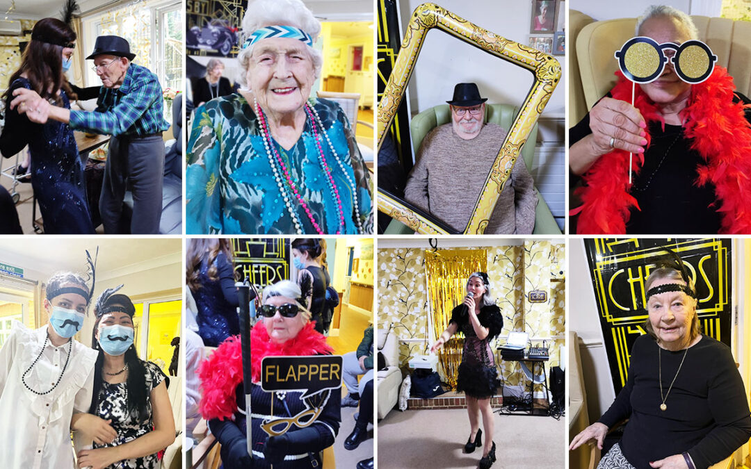 Roaring 1920s party at Lulworth House Residential Care Home