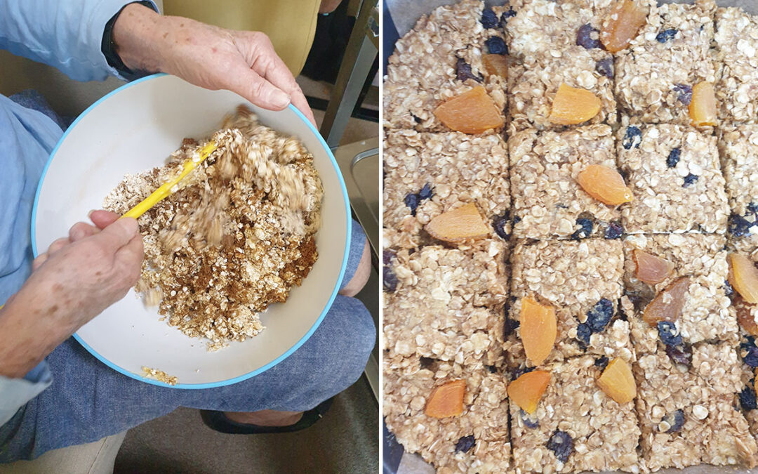 Fruity flapjacks and helping hands Lulworth House Residential Care Home