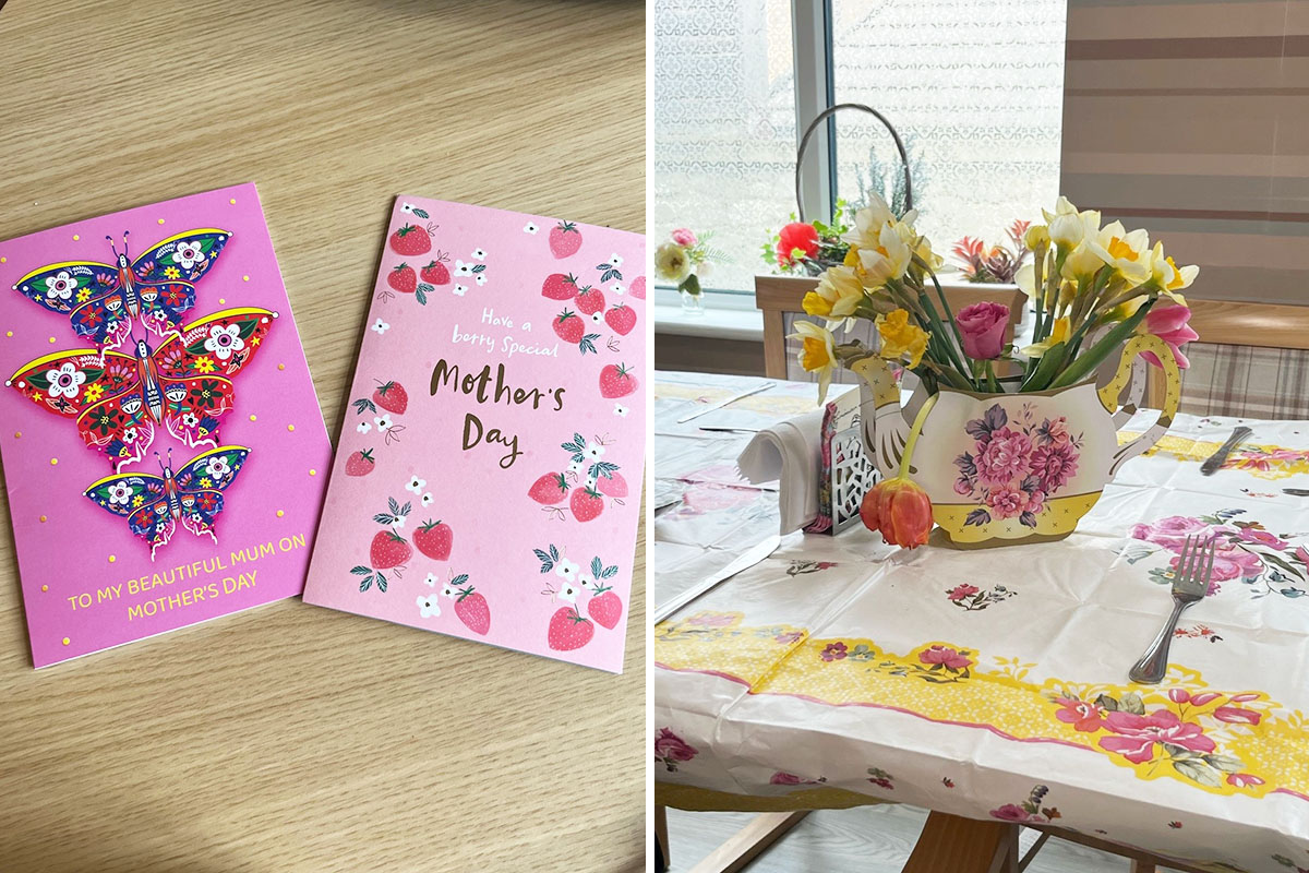 Mothering Sunday at Lulworth House Residential Care Home