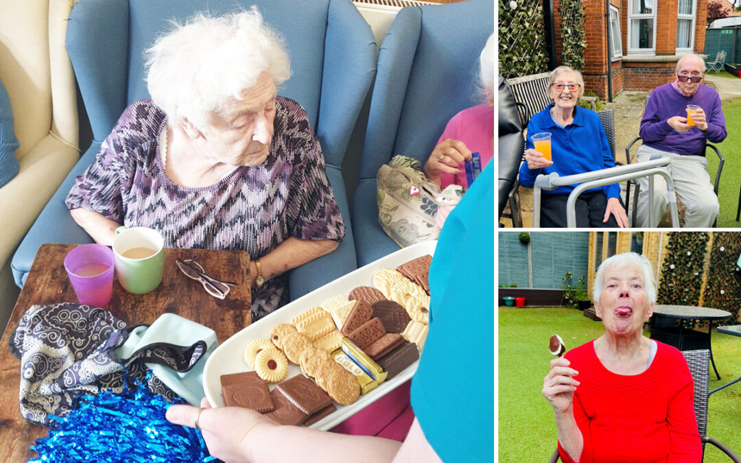 Biscuit Day celebrations at Lulworth House Residential Care Home