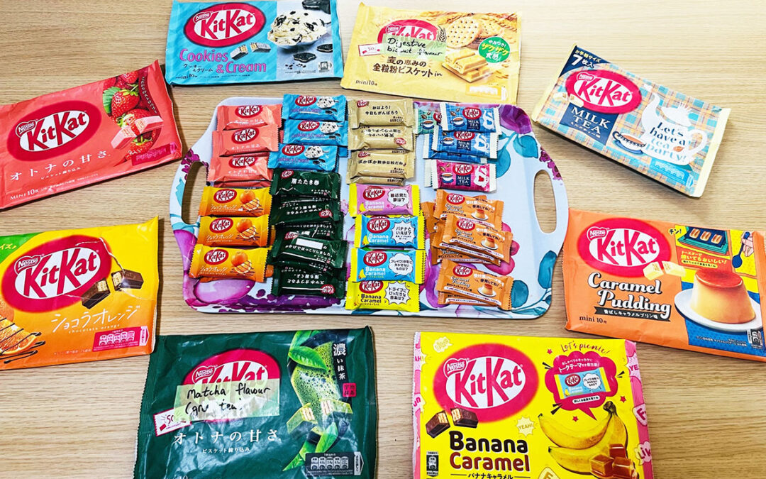 Japanese Kit Kats at Lulworth House Residential Care Home