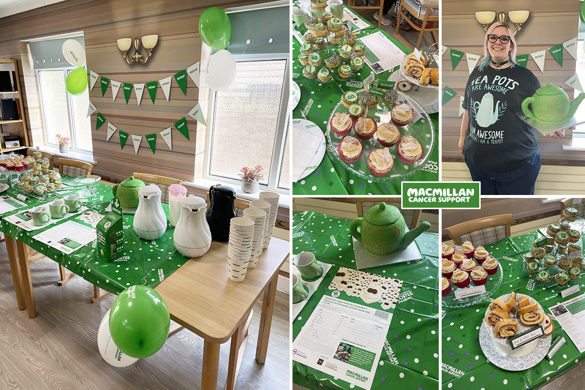 Macmillan Coffee Morning at Lulworth House Residential Care Home