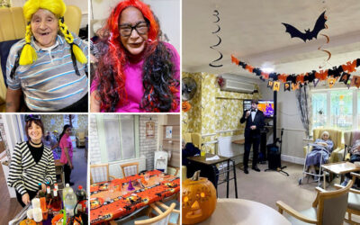 Halloween party fun at Lulworth House Residential Care Home
