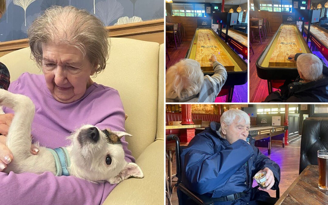 Puppy love and Pippin trip at Lulworth House Residential Care Home