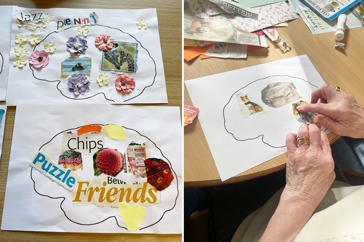 Lulworth House Residential Care Home World Mental Health Day arts and crafts