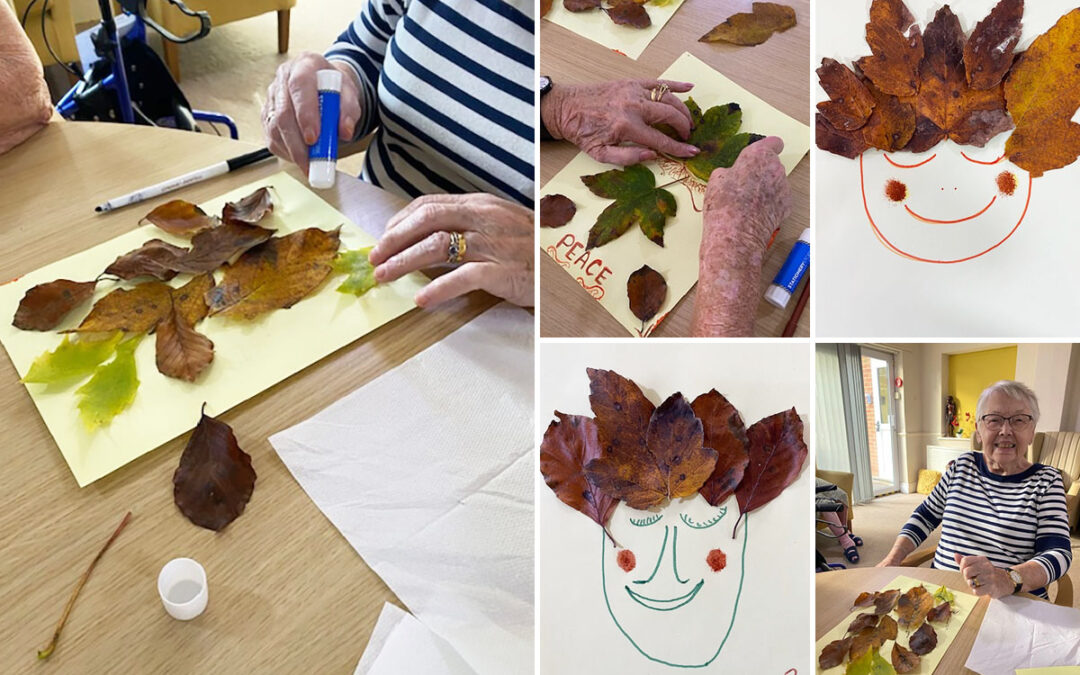Leaf creations at Lulworth House Residential Care Home