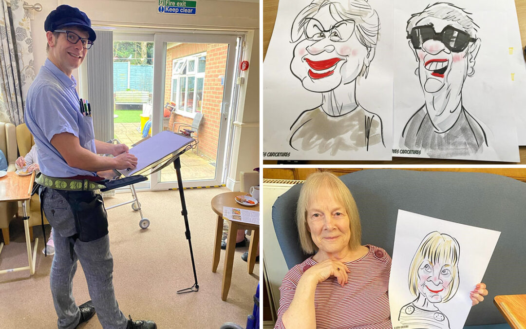 Lulworth House Residential Care Home residents pose for portraits