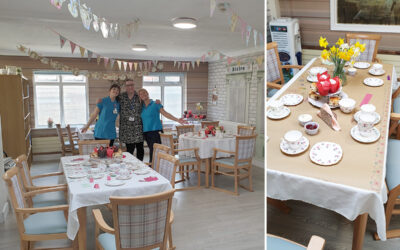 Celebrating the ladies at Lulworth House Residential Care Home