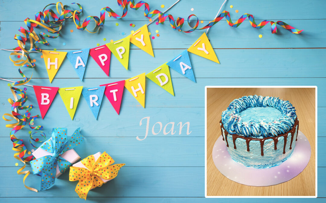Happy birthday to Joan at Lulworth House Residential Care Home