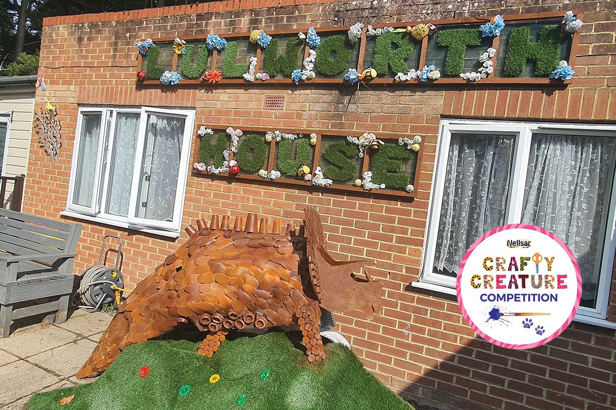 Lulworth House Residential Care Home enters Nellsar Crafty Creature Competition