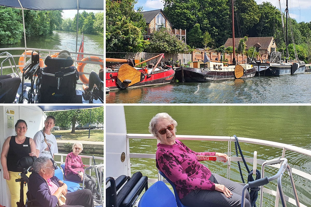 Lulworth House Residential Care Home residents enjoy scenic boat trip and pub lunch