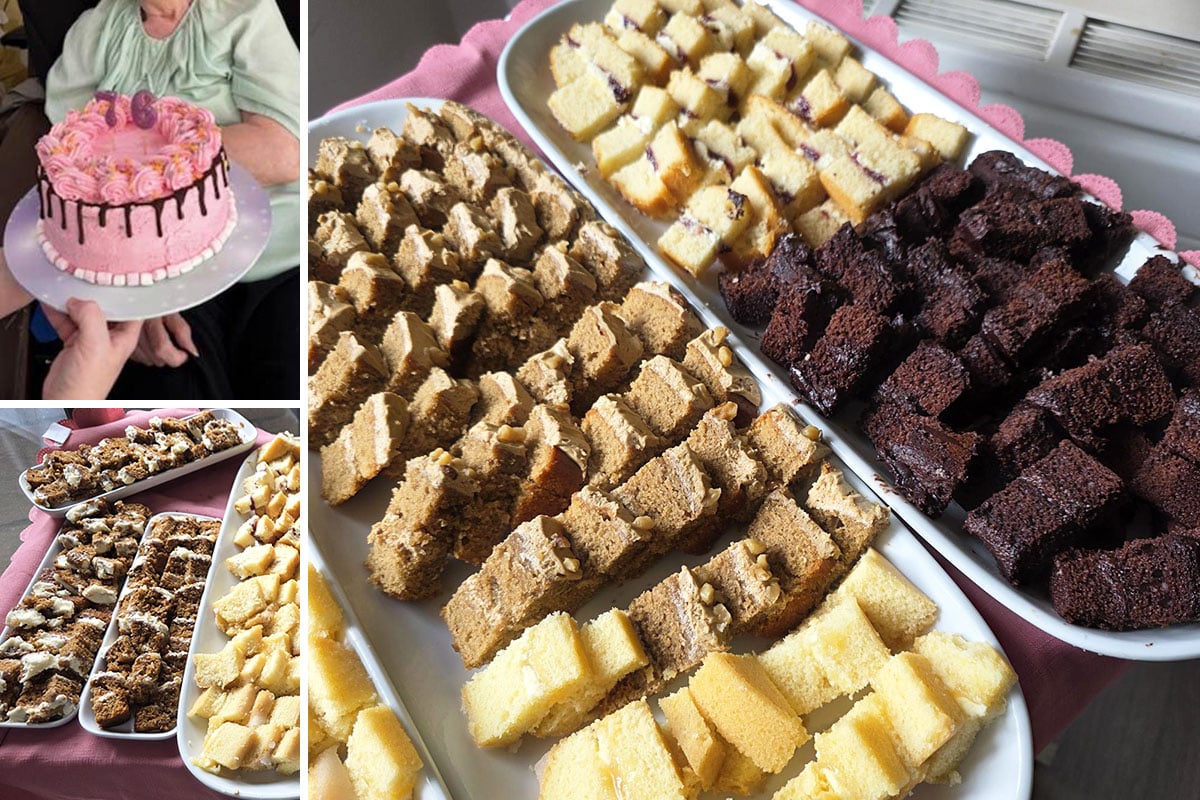 Sweet treat celebrations at Lulworth House Residential Care Home