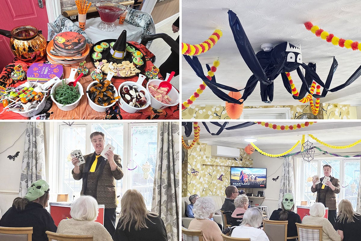 A frightful fun Halloween at Lulworth House Residential Care Home