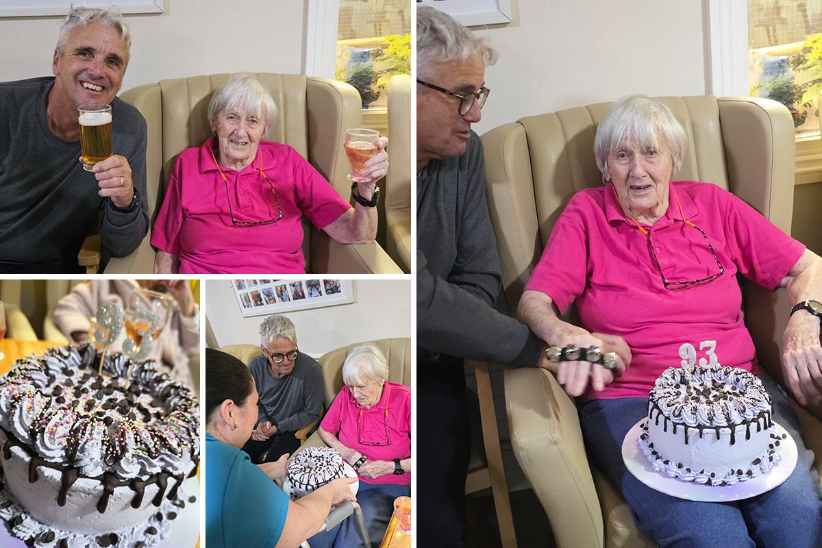 Celebrations and Christmas creativity at Lulworth House Residential Care Home