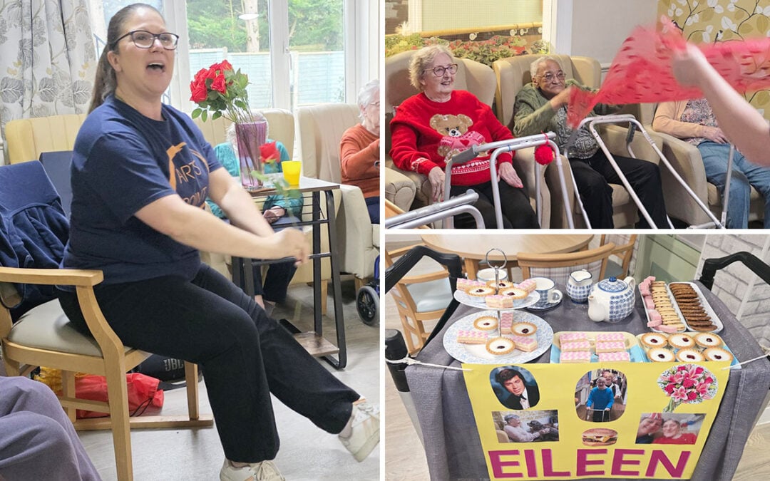 A morning of movement and a heartfelt tribute at Lulworth House Residential Care Home